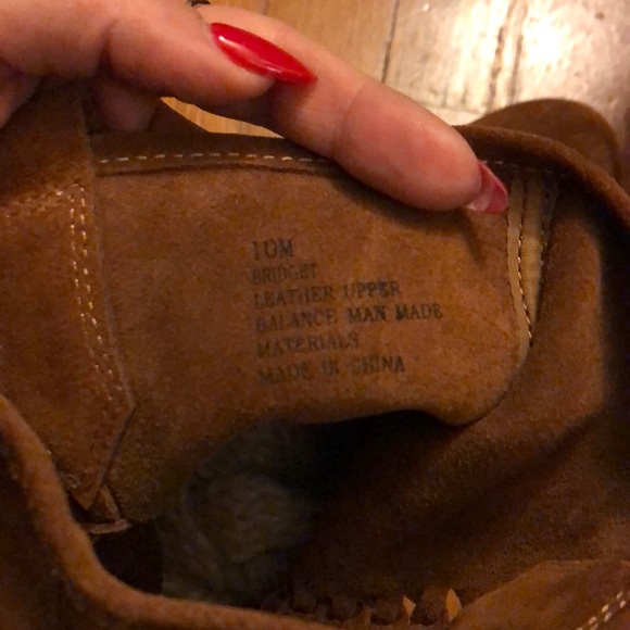 Brown/Tan Genuine Suede SPORTO Boots - Picture 4 of 5